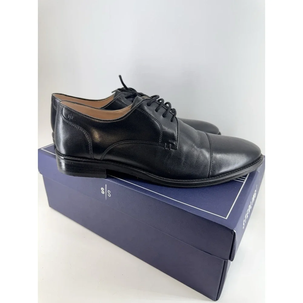 Sterling /Sewn Black Captoe Classic Men's 11.5 D Great Wedding Shoe